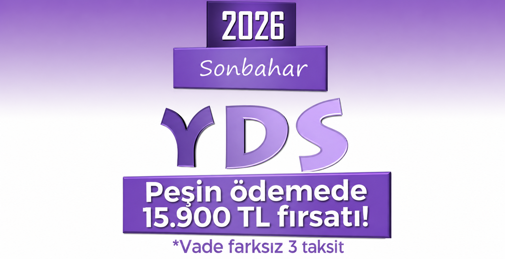 2026 SONBAHAR YDS ONLINE KURS